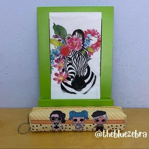 NEW! L.O.L. Suprise! Dolls Pencil Case Bag With Keyring Zip Pull